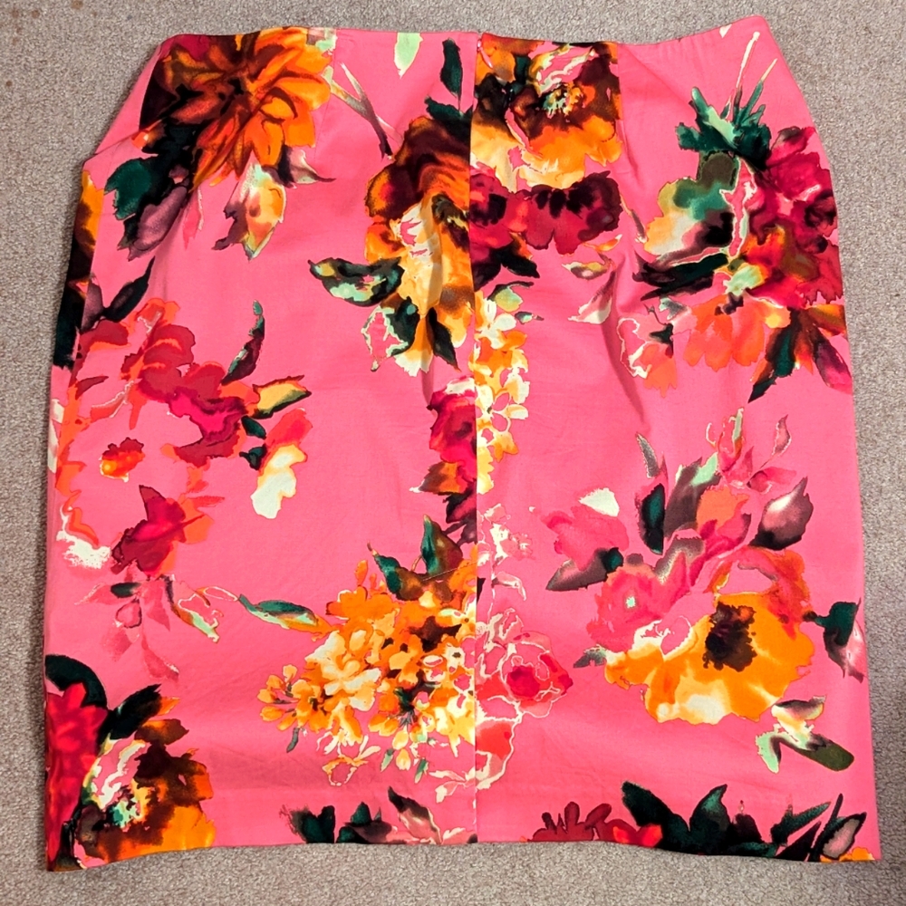 Talbots Spring Floral Skirt